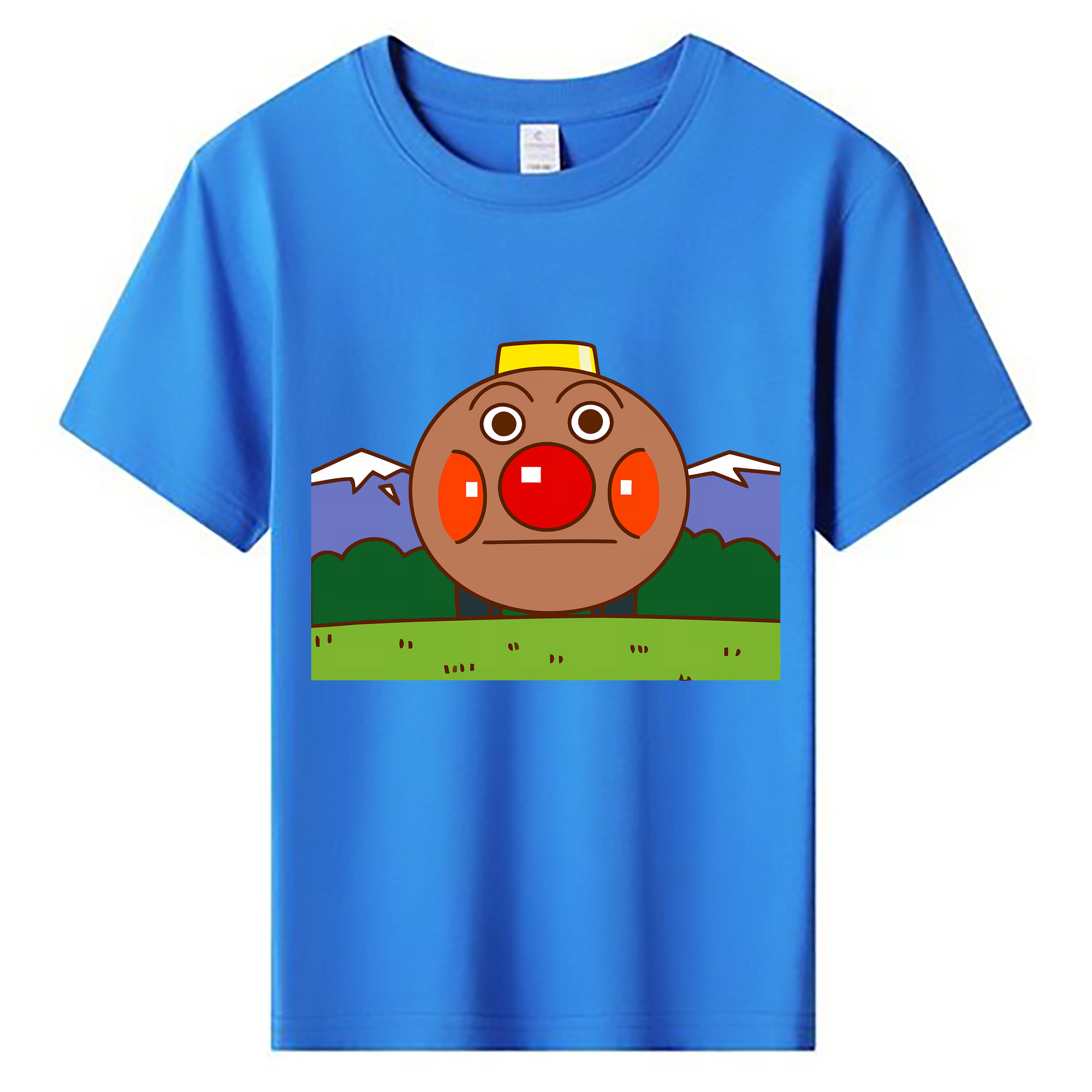 （画像用） アンパンマン Anpanman 綿100％キッズTシャツ（フロントプリント）
